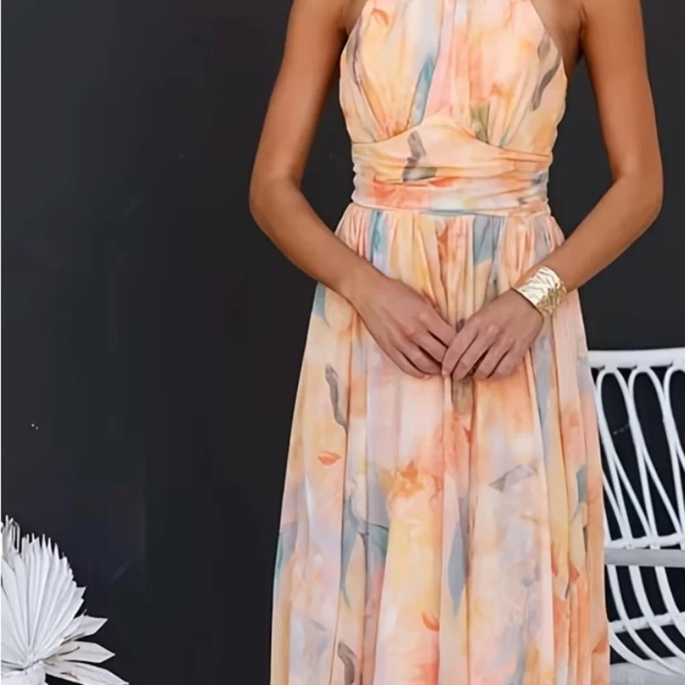 SHEIN Multicolor Backless Dress - Picture 5 of 5